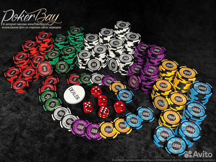 Покерный набор Stones 500 (до 10 игроков)