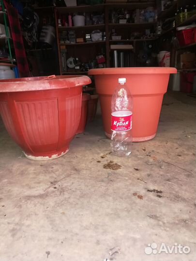 Горшки цветочные большие