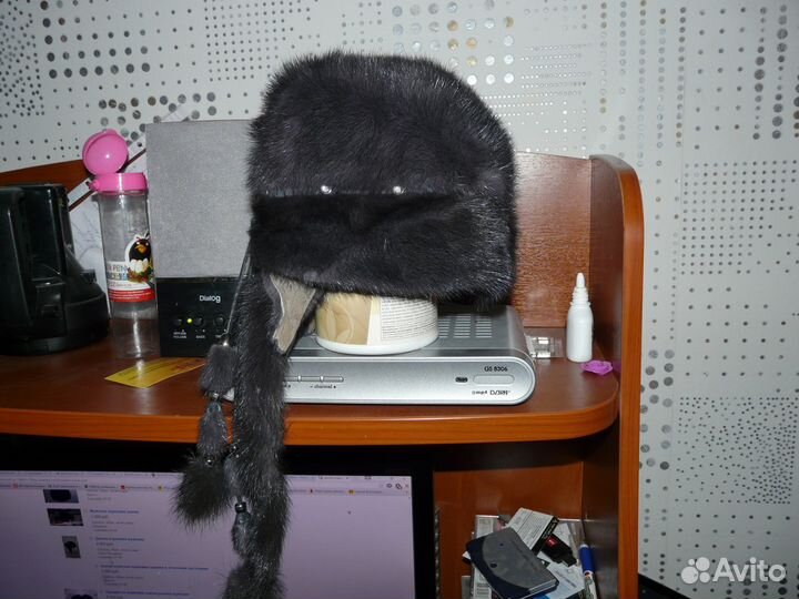 Шапка норковая женская