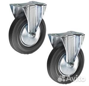 Колесо неповоротное резина FC 54 125 мм (F)