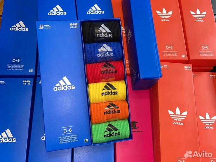 Носки Nike Adidas в коробке