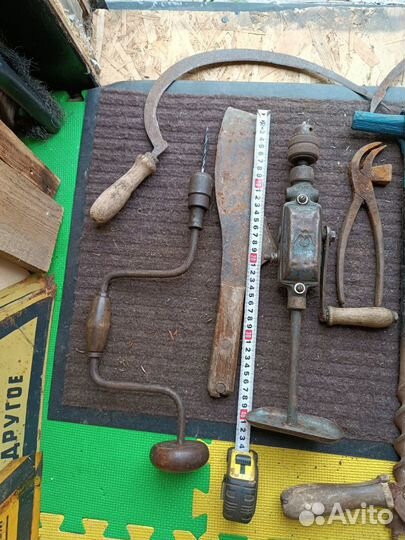 Ручной инструмент СССР, молоток, коловорот, серп