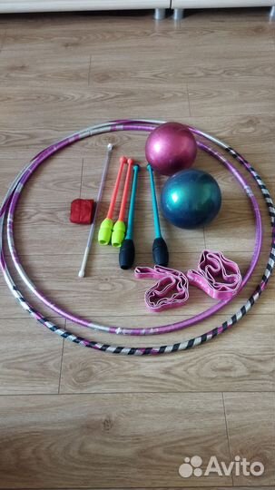 Обруч, мяч, булавы, для художественной гимнастики