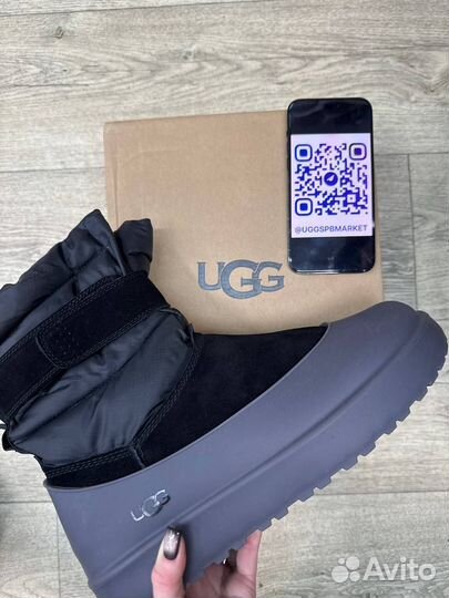 Ugg Classic Short Pull-On Weather Black Оригинал