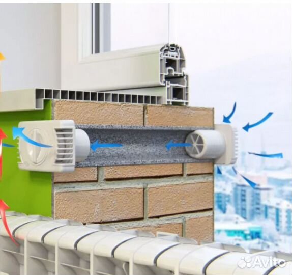 Монтаж вентиляции, вытяжки