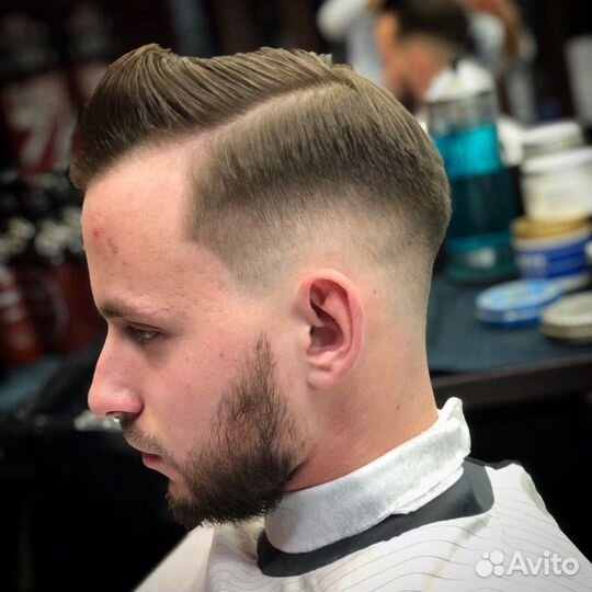 Мужской Мастер Barber стрижки волос и бороды