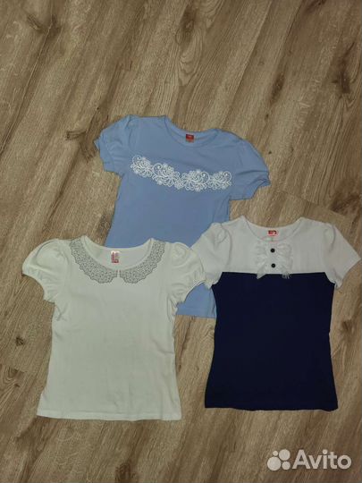 Футболка для девочки школьная cherubino