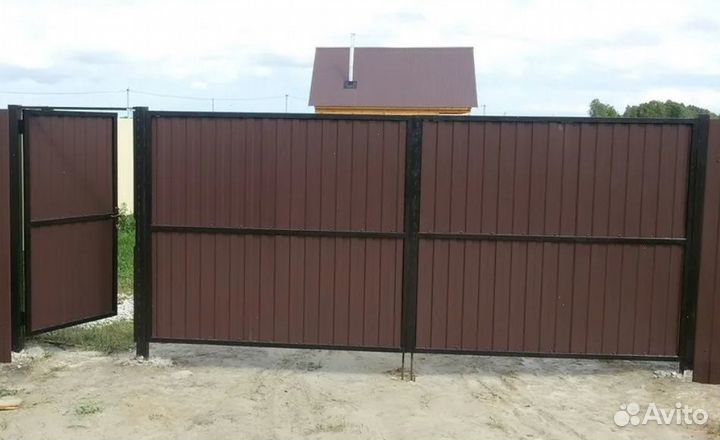 Распашные ворота замер бесплатно