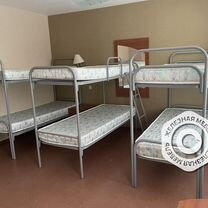 Кровать двухъярусная в хостел «П-образная 2»