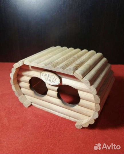 Домик деревянный для грызунов