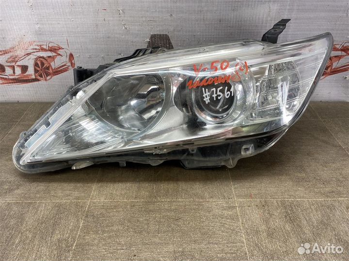 Фара левая Toyota Camry V50 2011-2014 Галогенная