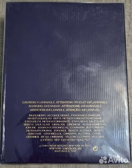 Tom Ford, оригинал