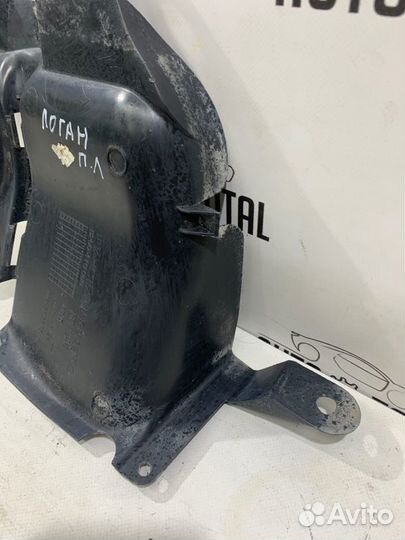 Пыльник двигателя передний левый Renault Logan 1