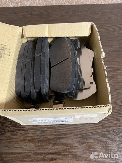 Колодки тормозные передние subaru