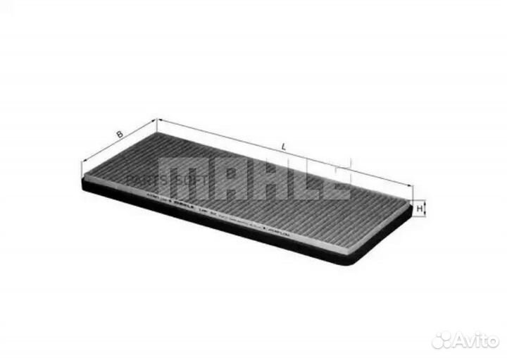 Mahle LAK62 Фильтр салона угольный