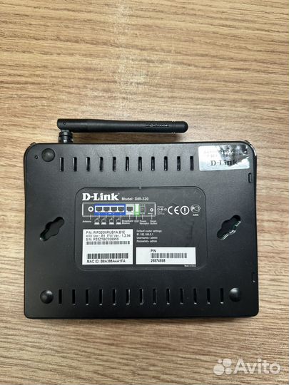 Wifi роутер D link