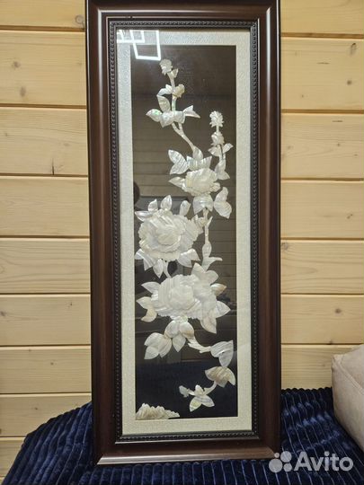 Настенное панно из перламутра бу