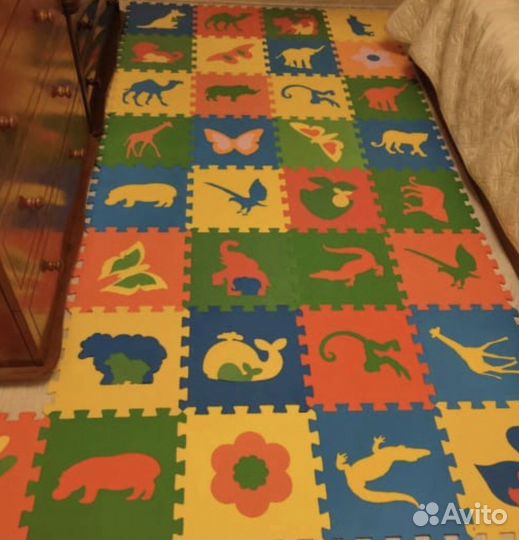 Развивающий коврик пазл