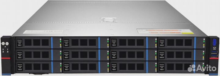 Сервер IRU Rock g2212p 2x4316 4x32Gb 9361-8I AST2500 2xGigEth 2x1600W w/o OS (2086633)