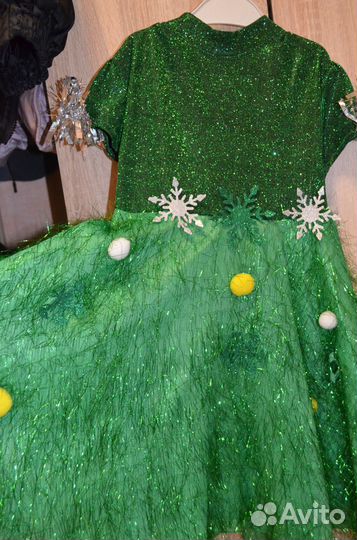 Новогодний костюм елочка 104-110