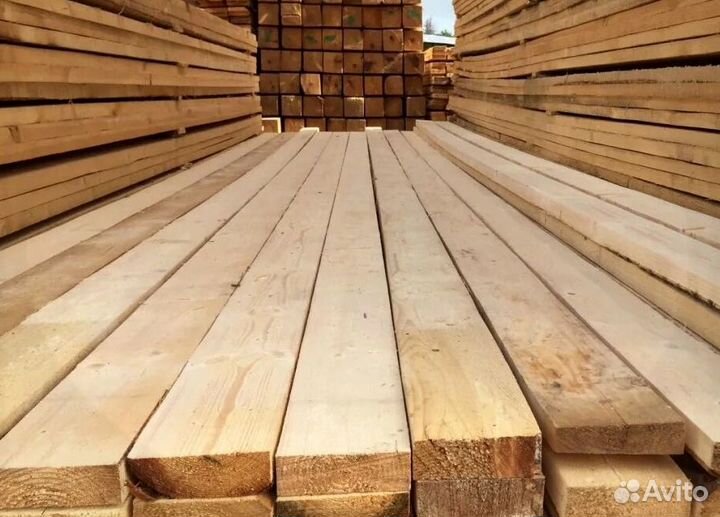 Доска обрезная все размеры в наличии опт