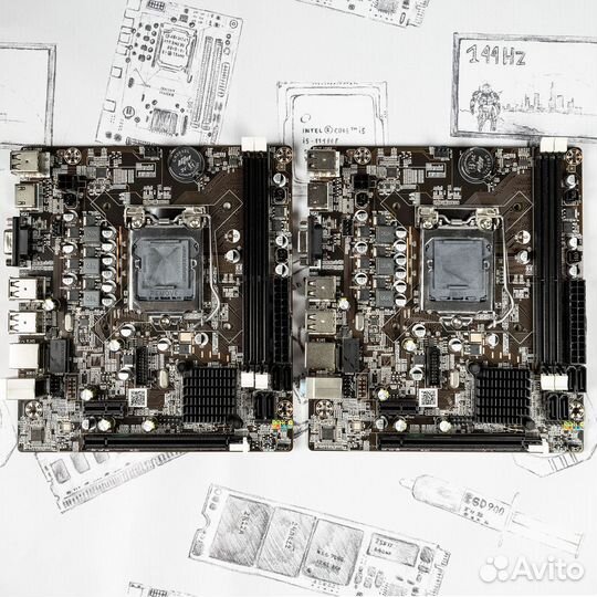 Материнская плата winfox H61 1155