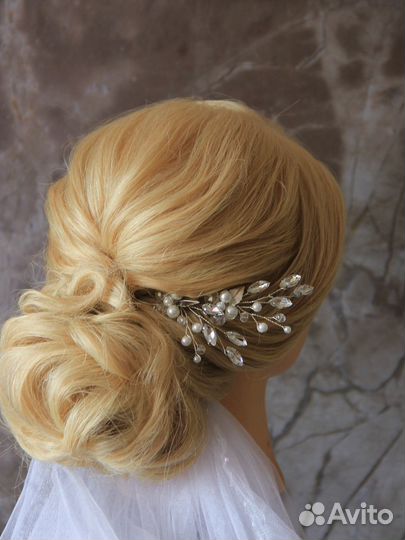 Свадебное украшение шпильки для волос невесте