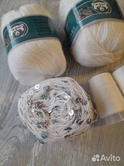 Пух норки 2 шт+Пайетки королевские 1 шт