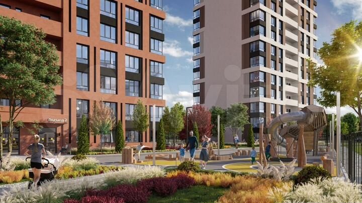 3-к. квартира, 77 м², 2/24 эт.