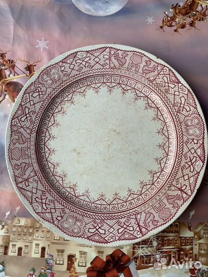 Кузнецовский фарфор блюдо