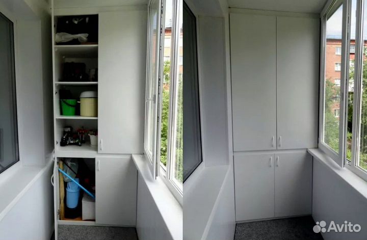 Шкаф на балкон любой дизайн