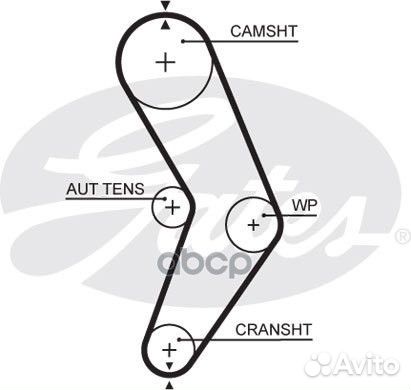 Ремень грм 096x170 Renault Clio/Megane/Kangoo