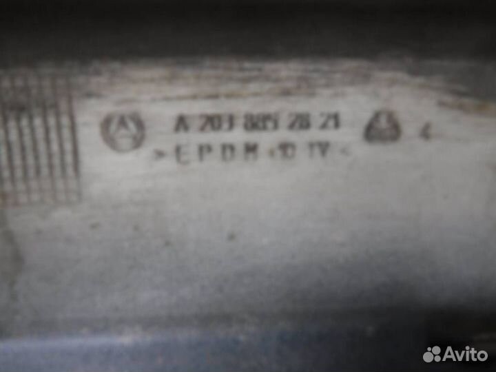 Накладка заднего бампера