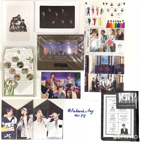 Карточки открытки стафф BTS Bangtan