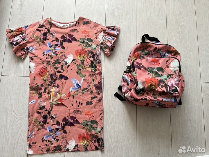 Платье Molo 146/152 + рюкзак