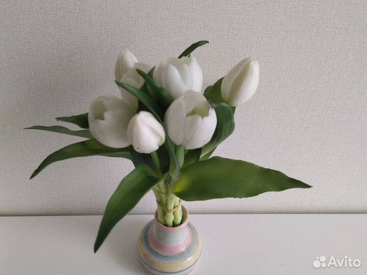 Тюльпаны силиконовые 7 шт