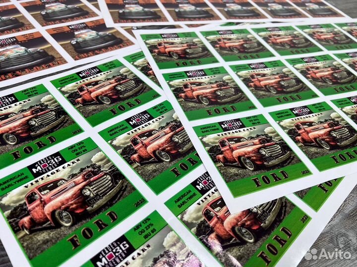 Изготовление наклеек на автомобили