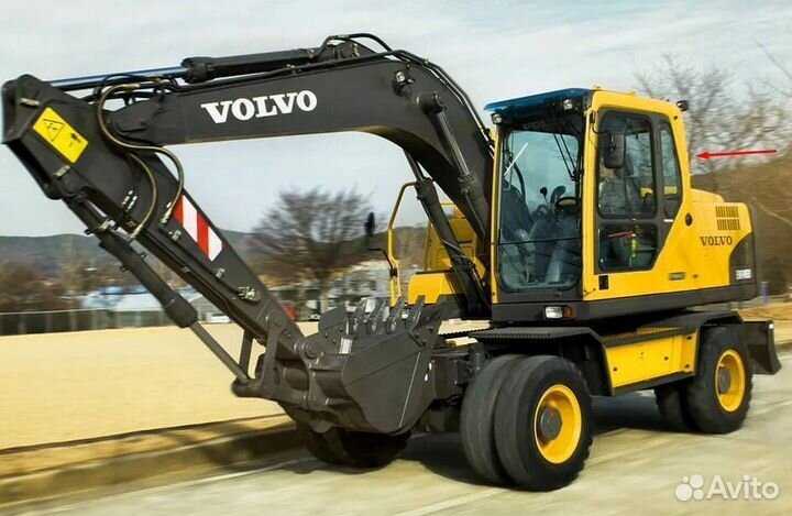 Стекло заднее на экскаватор Volvo EW 145