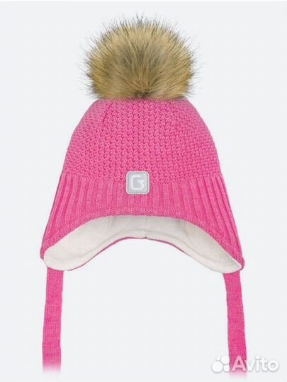 Шапка зимняя для девочки 54 56
