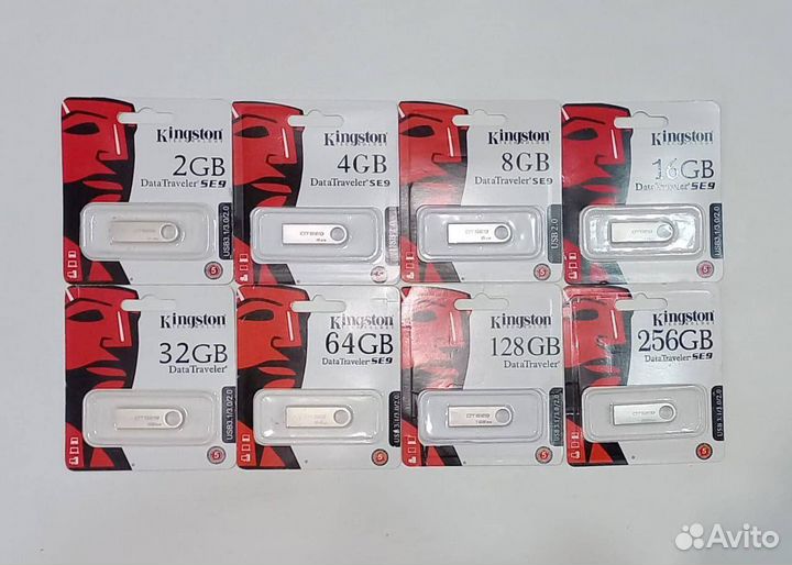 Флешка Kingston USB 16 / 32 / 64 128 256 GB