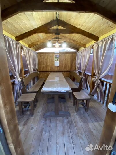 Аренда беседок,Баня на Дровах,Бассейн с подогревом