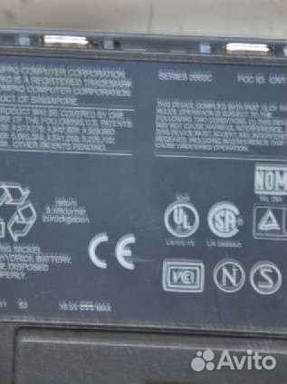 Один из первых ноутов compaq contura420c