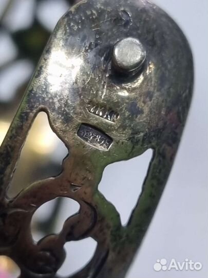 Браслет серебро, 875 пробы. Звезда