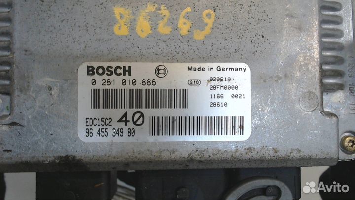 Блок управления двигателем Citroen C5, 2002