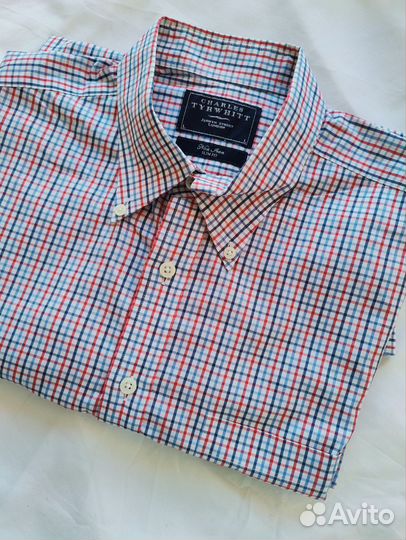 Рубашка Charles Tyrwhitt мужская клетка L 50