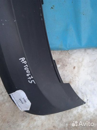 Юбка бампера задняя Skoda Rapid (2012-2019)