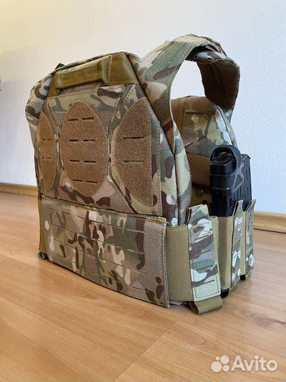 Бронежилет плитник, разгрузочный жилет (мультикам)