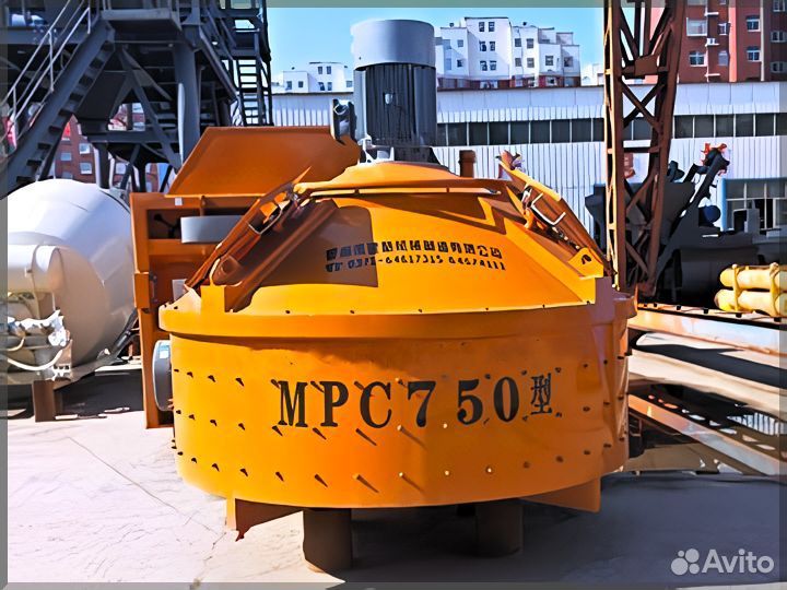 Планетарный бетоносмеситель MPC 750/500 без скипа
