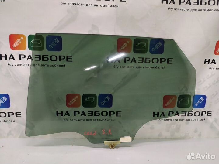 Стекло двери заднее левое Kia Ceed JD