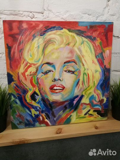 Картина маслом Майкл Джексон, Монро, Лепс